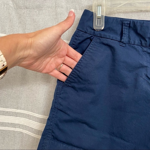VINEYARD VINES / Navy Blue Chino Everyday Shorts Size 00 - Picture 7 of 11